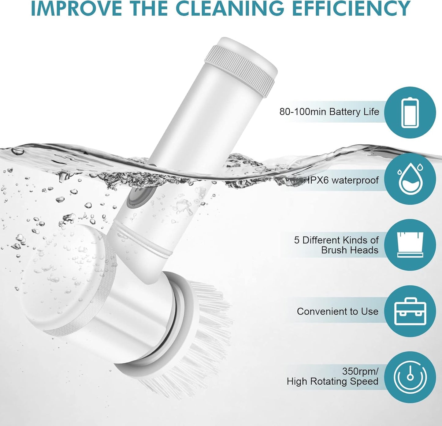 Ohome Electric Spin Scrubber
