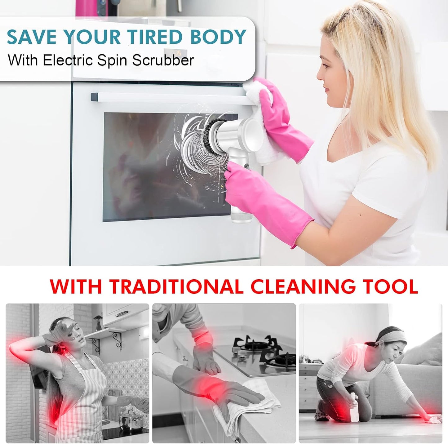Ohome Electric Spin Scrubber