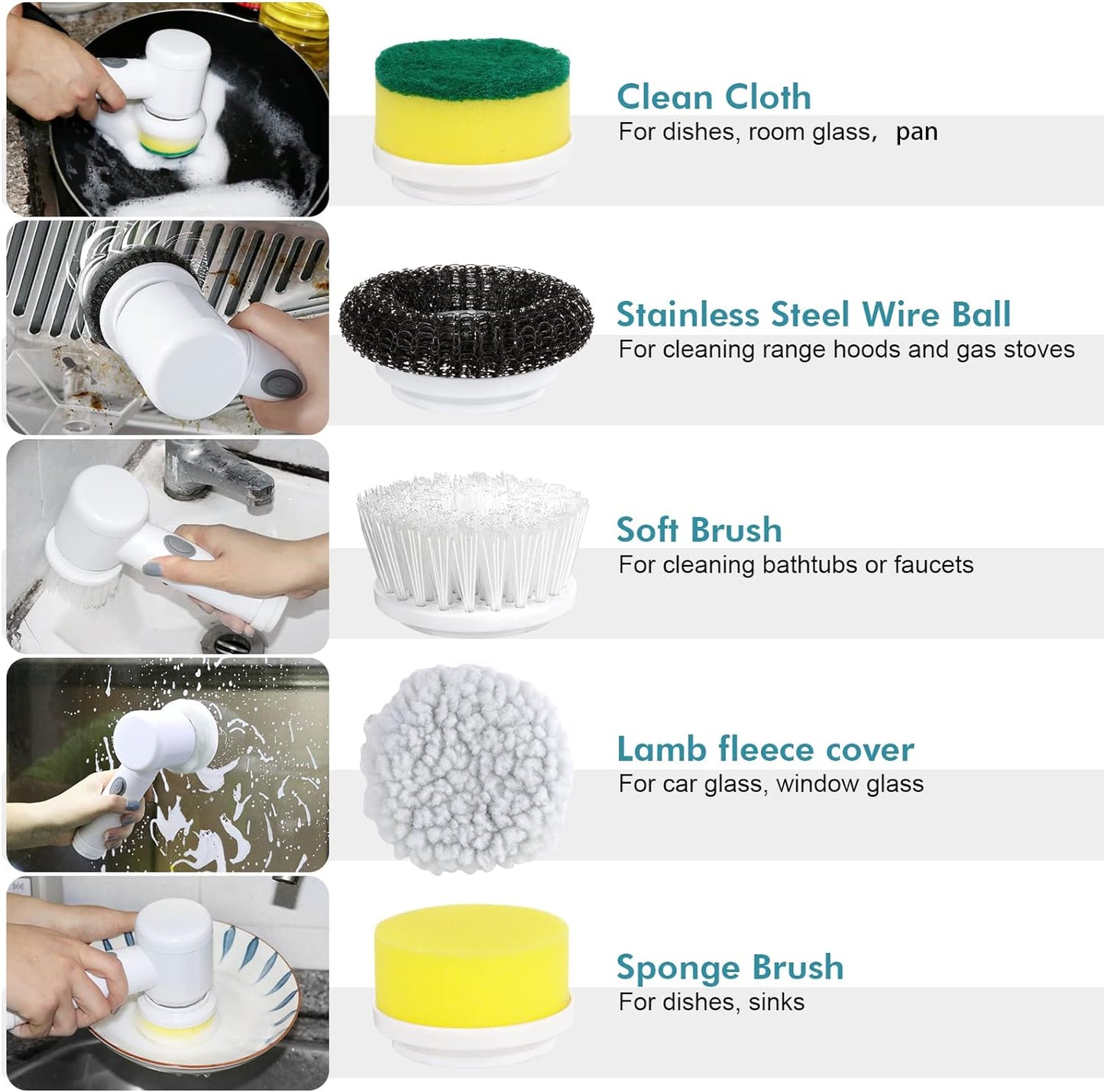 Ohome Electric Spin Scrubber