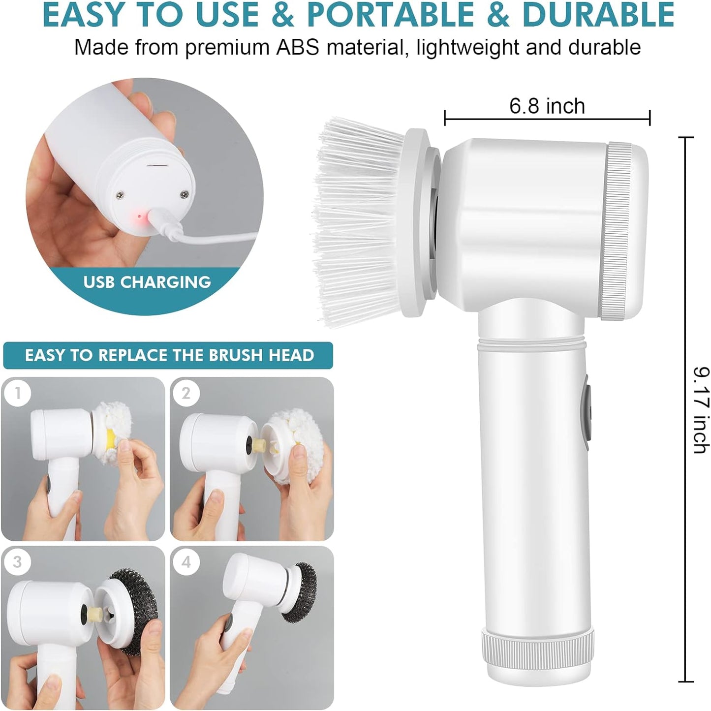 Ohome Electric Spin Scrubber